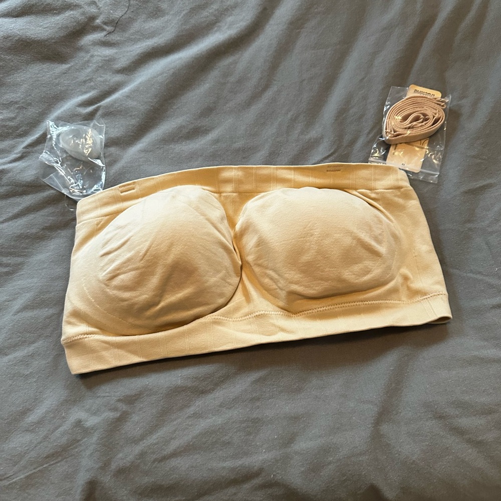 Shapermint True Kind Strapless Bra Large